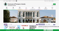 Desktop Screenshot of comuneponzanoveneto.it